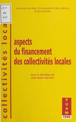 Aspects du financement des collectivités locales