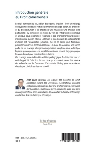 Introduction générale au Droit camerounais