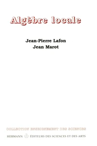Algèbre locale