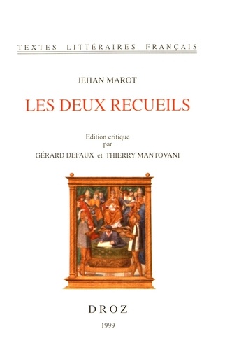 Les deux recueils - Jean Marot - Livres - Furet du Nord