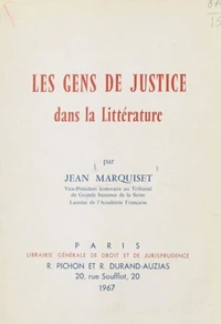 Les gens de justice dans la littérature
