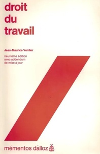 Jean-Maurice Verdier - Droit du travail.