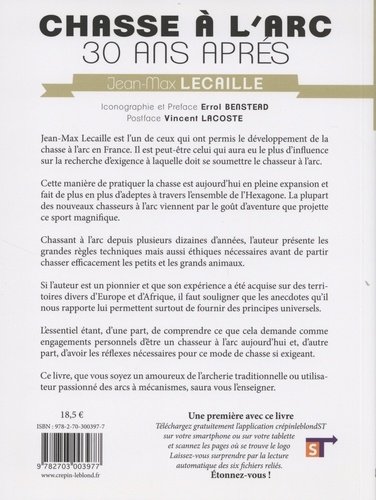 Chasse à l'arc 30 ans après