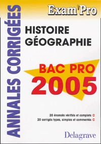 Histoire Géographie Bac Pro