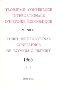 Troisième conférence internationale d'histoire économique