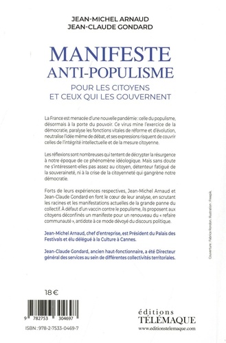 Manifeste anti-populisme. Pour les citoyens et ceux qui les gouvernent