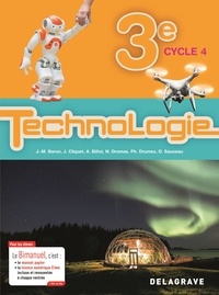 Jean-Michel Baron et Jean Cliquet - Technologie 3e Cycle 4 - Bimanuel.