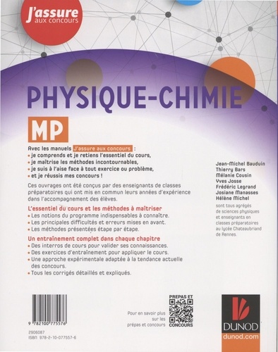 Physique-Chimie MP