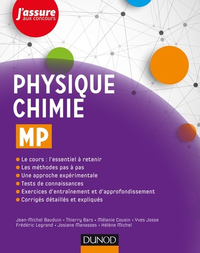 Jean-Michel Bauduin et Thierry Bars - Physique-Chimie MP.