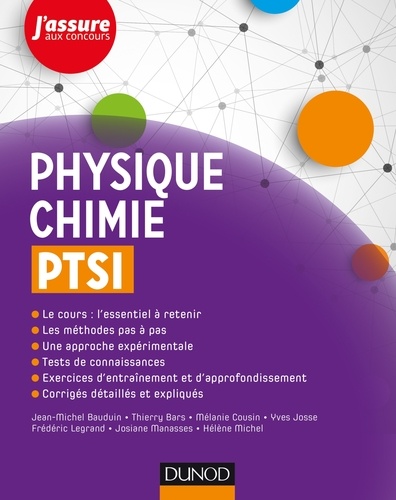 Jean-Michel Bauduin et Thierry Bars - Physique-Chimie PTSI.