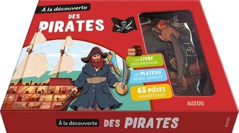 A la découverte des pirates. Avec 1 plateau aimanté et 65 pièces magnétiques