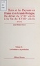 Jean-Michel Chevet - LA TERRE ET LES PAYSANS EN FRANCE ET EN GRANDE-BRETAGNE DU DEBUT DU XVIIEME SIECLE A LA FIN DU XVIIIEME SIECLE. - Volume 2, Les hommes et la production.