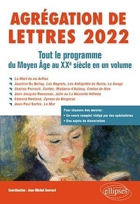 Jean-Michel Gouvard et Clémence Caritté - Agrégation de Lettres - Tout le programme du Moyen Age au XXe siècle en un volume.