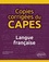 Copies corrigées du CAPES. Langue française