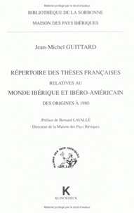 Répertoire des thèses françaises relatives au... de Jean-Michel Guittard -  Livre - Decitre