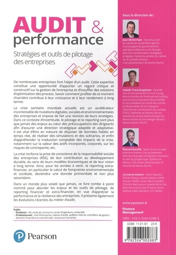 Audit et performance. Stratégies et outils de pilotage des entreprises