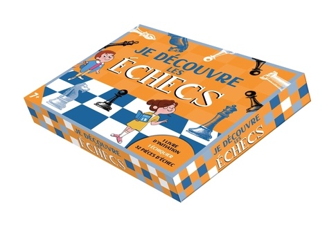 Je découvre les échecs. Le livre d'initiation avec 1 échiquier et 32 pièces d'échec