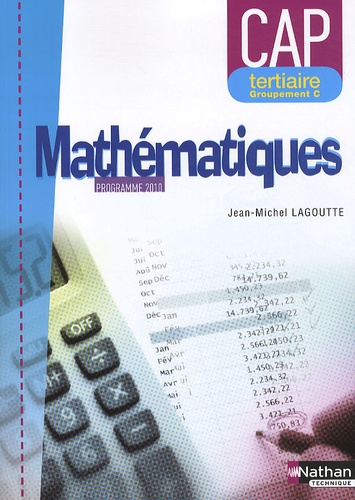 Jean-Michel Lagoutte - Mathématiques CAP tertiaire - Groupement C.