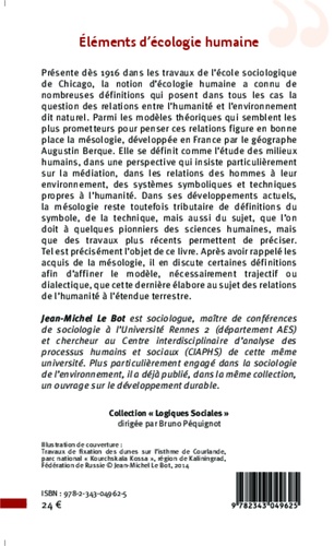 Eléments d'écologie humaine. Une lecture de la mésologie