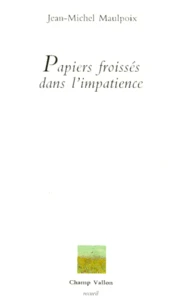 Papiers Froisses Dans L'Impatience