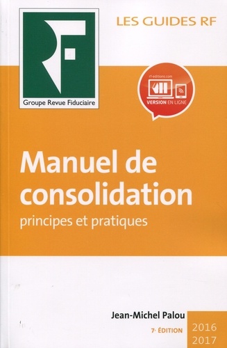 Jean-Michel Palou - Manuel de consolidation.