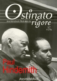  Jean-Michel Place - OSTINATO RIGORE N° 6-7 1995/1996 : PAUL HINDEMITH.