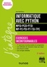 Jean-Noël Beury - Informatique avec Python MPSI-PCSI-PTSI-MP-PC-PSI-PT-TSI-TPC - Exercices incontournables.