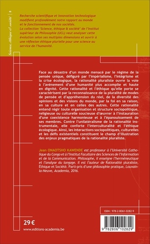 Démocratie, Technoscience et Ecologie. Champs pragmatiques de la rationalité pluraliste