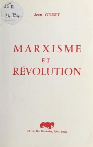 Marxisme et Révolution