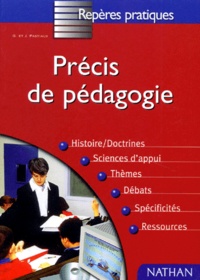 Jean Pastiaux et Georgette Pastiaux - Précis de pédagogie - Edition 1998.