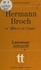 Hermann Broch et "La mort de Virgile"