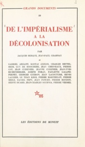 Jean-Paul Charnay et Gabriel Ardant - De l'impérialisme à la décolonisation.