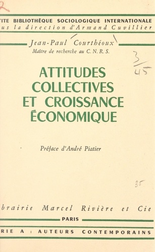 Attitudes collectives et croissance économique
