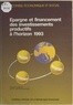 Jean-Paul Escande et  Conseil Economique et Social - Épargne et financement des investissements productifs à l'horizon 1993 - Séances des 8 et 9 octobre 1991.