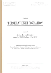 Cahiers "Formulation et formation"