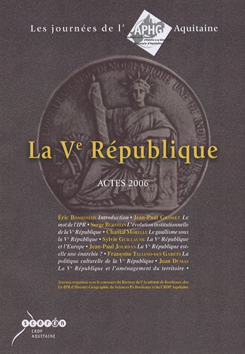 Jean-Paul Grasset - La Ve République - Actes 2006.