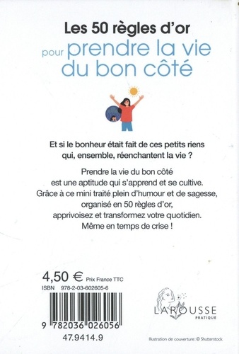Les 50 règles d'or pour prendre la vie du bon côté de Jean-Paul Guedj ...