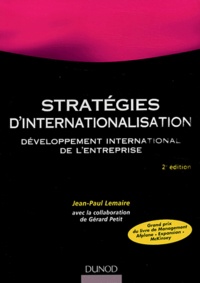 Jean-Paul Lemaire - Stratégies d'internationalisation - Développement international de l'entreprise.