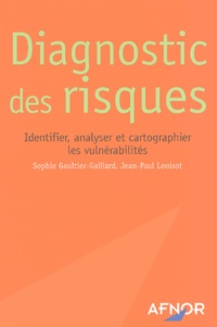 Jean-Paul Louisot et Sophie Gaultier-Gaillard - Diagnostic des risques - Identifier, analyser et cartographier les vulnérabilités.