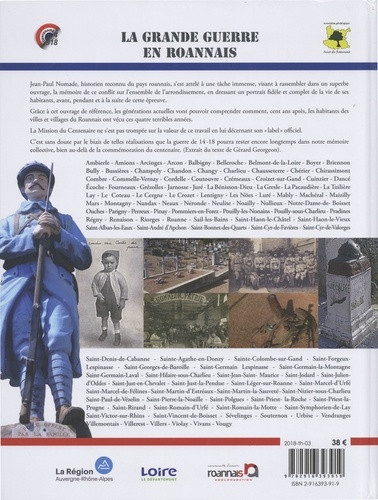 La Grande Guerre en Roannais. Mémorial des 115 villes et villages
