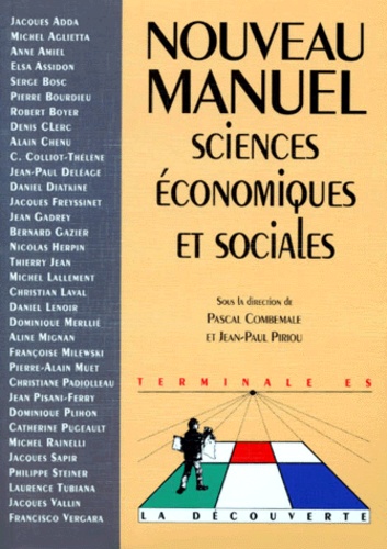 Jean-Paul Piriou et  Collectif - Sciences Economiques Et Sociales Terminale Es.
