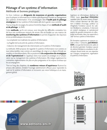 Pilotage d'un système d'information. Méthode et bonnes pratiques 3e édition