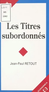 Les Titres Subordonnes