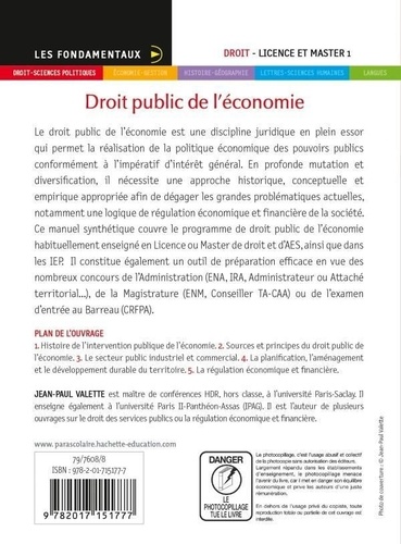 Droit public de l'économie 6e édition