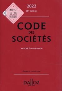 Jean-Paul Valuet et Alain Lienhard - Code des sociétés - Annoté et commenté.