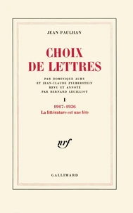 Choix de lettres / Jean Paulhan Tome 1