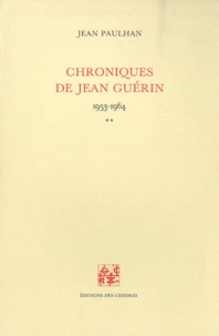 Chroniques de Jean Guérin