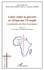 Lutter contre la pauvreté en Afrique par l'Evangile. la production des biens économiques