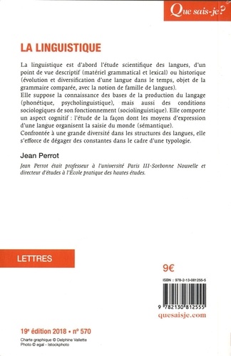 La linguistique 19e édition