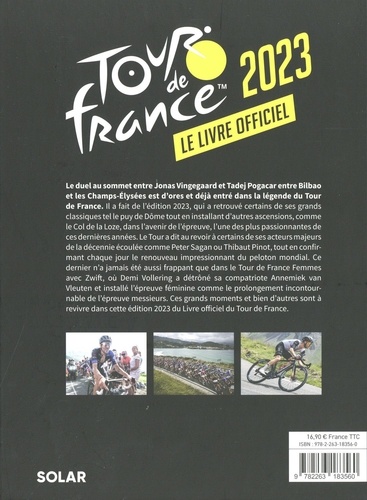 Tour de France. Le livre officiel  Edition 2023